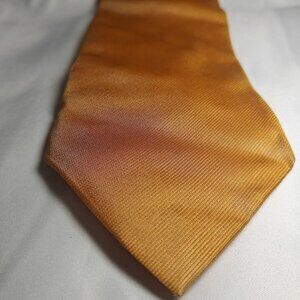 Eredi Pisano GOLD Seta Silk Mens Neck Tie Italy